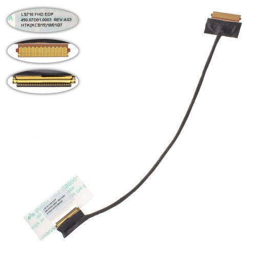 Шлейф матриці ноутбука Lenovo IdeaPad 710S-13 LED FullHD, 450.07D01.0003