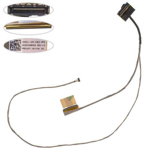 Шлейф матриці для ноутбука ASUS UX305 series, LED, 40pin (DC02C00BD0S)