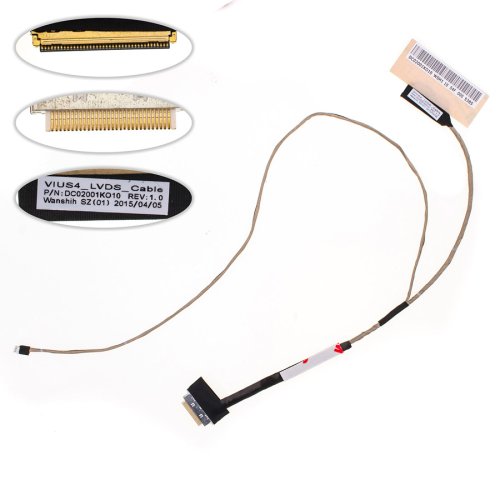 Шлейф матриці Lenovo G510/M30-70/S40-70, IdeaPad S300/S310/S400/S405/S410, LED, з роз'ємом камери DC02001KO10