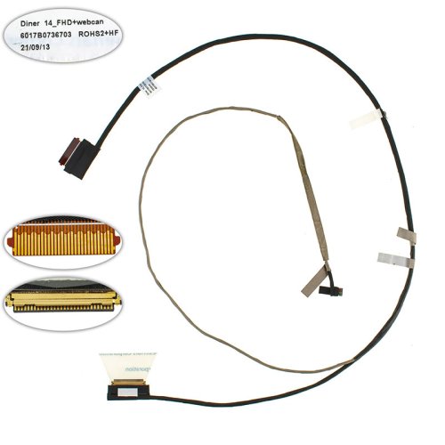 Шлейф матриці ноутбука HP Pavilion 14-am, 14-an, 240 G5 (6017b0736901)