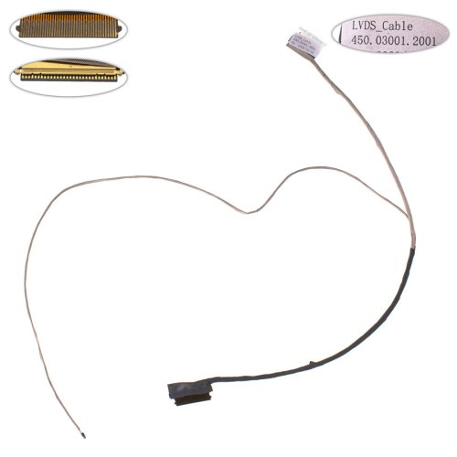 Шлейф матриці Dell Inspiron 3552/3551/3558/3559, eDP, без сенсору (450.03001.2001)