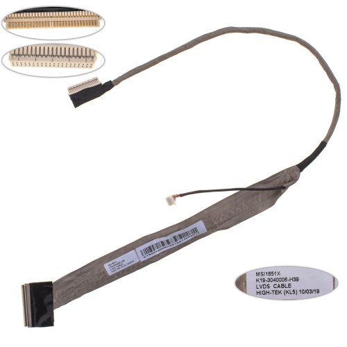 Шлейф матриці для ноутбука MSI GX620, GX630, 1651X (K19-3040006-H39)