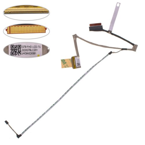 Шлейф матриці для ноутбука HP 15-CS, 15-CW, 40pin, dd0g7blc201