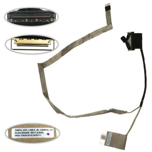 Шлейф дисплея для ноутбука Dell Latitude E5450, eDP 30pin (DC02C00A500)