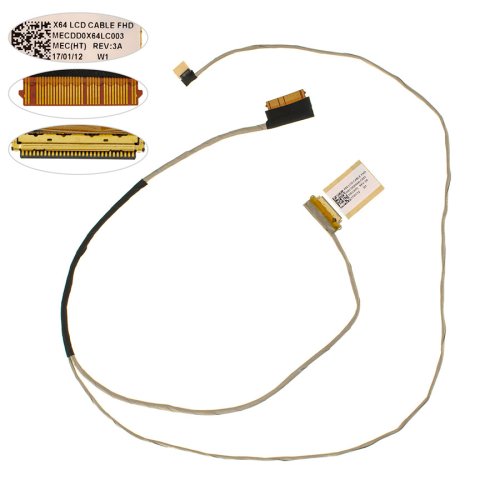 Шлейф матриці для ноутбука HP ProBook 470 G3, 30pin, DD0X64LC003