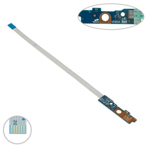 Плата кнопки живлення ноутбука Dell 5567 5768 5565 LS-D802P 3JFC3