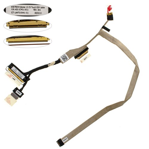 Шлейф матриці ноутбука Dell 7570 7580 P70F, 30pin (450.0cm01.0011, 0fr0xk)