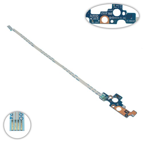 Плата кнопки живлення ноутбука Dell 5755/5758/5759/5455 (LS-B845P)