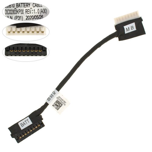 Шлейф підключення акумулятора для Dell Latitude 3100 EDB10, DC02003KP00
