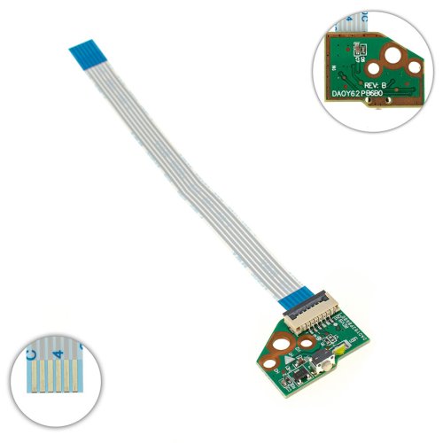 Плата кнопки живлення ноутбука HP 13-A/13-AC/13-AU/15-U/14-A/X360 768009-001 DA0Y62PB6B0