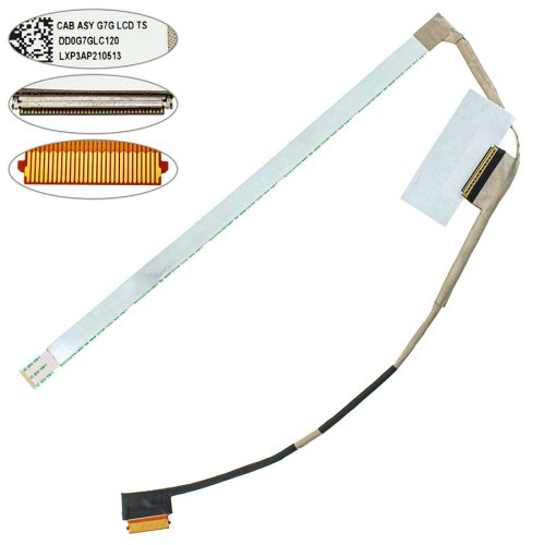 Шлейф дисплея ноутбука HP 14DV/TPN-Q244, 40pin LED, DD0G7GLC120