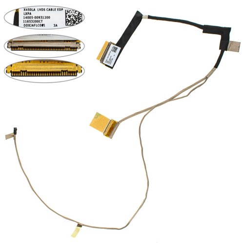 Шлейф матриці ноутбука Asus X450LA, F450, 30pin LED (DDXJAFLC001)