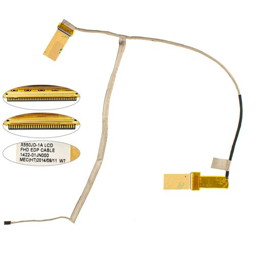 Шлейф матриці для ноутбука Asus X550, 30pin/40pin LED (1422-01JN000)
