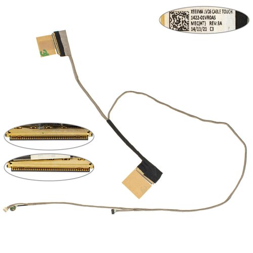 Шлейф матриці Asus X553MA/F553M, 40pin, mic/touch, LED (1422-01VR0AS)
