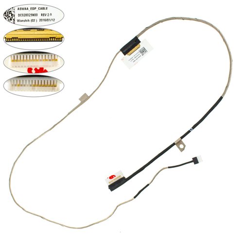 Шлейф LED-матриці для ноутбука Toshiba C40 (DC020025N00)