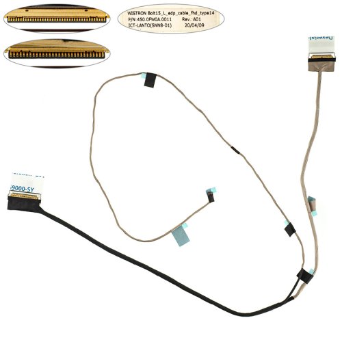 Шлейф матриці Dell Latitude 3500 (P86F), 30pin LED, 450.0FW0A.0011