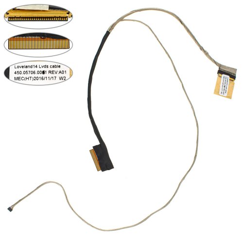 Шлейф матриці Dell Latitude 3470, Vostro 3460 для LED, 450.05706.0001