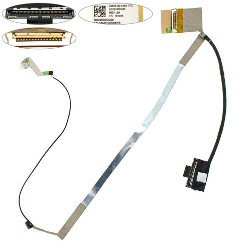 Шлейф матриці для ноутбука Lenovo ThinkPad E490S, 30pin LED (DC02C00DQ20)