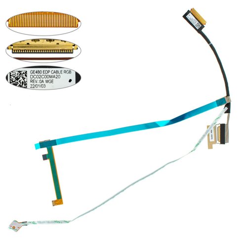 Шлейф матриці Lenovo ThinkPad E14 Gen 2-ARE, GE480, 30pin LED (DC02C00MA20)