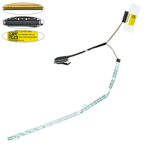 Шлейф LED-матриці для ноутбука Lenovo ThinkBook 14 G2-ITL/ARE (2021), DC02003QH00