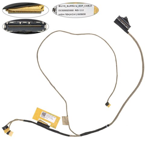 Б/в шлейф матриці для ноутбука LENOVO 710S Plus-13ISK, eDP, FullHD (DC02002D000)