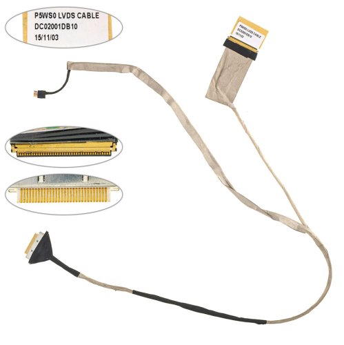 Б/В шлейф матриці LED для ноутбуків ACER AS:5750/5755, GW:NV55/NV57, PB:TS11/TS44, з роз’ємом камери DC020017K10