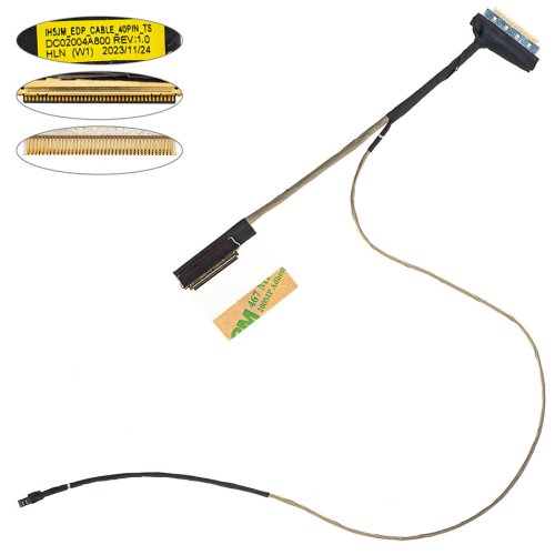 Шлейф матриці для ноутбука Acer A315-24P, 40pin 0.5мм (DC02004A800)