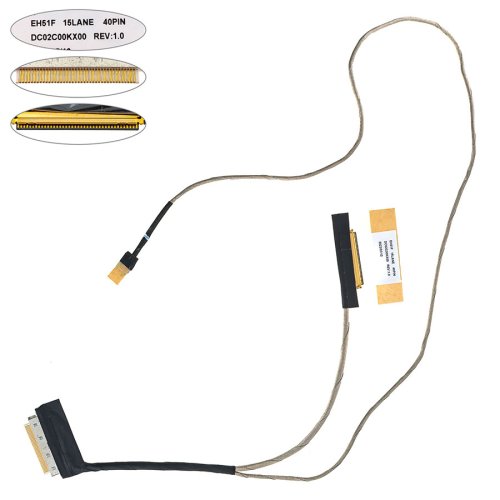 Шлейф матриці для ноутбука Acer AN715-51, A815-74G 40pin 0.5мм (DC02C00KX00)