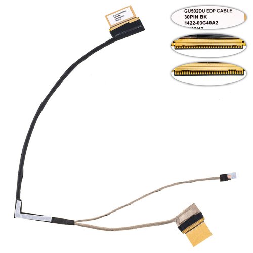 Шлейф матриці для ноутбука Asus GU502DU, GU502LU, GU502LW 30pin 0.5мм (1422-03G40A2)