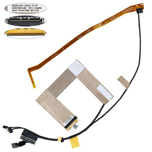 Шлейф матриці для ноутбука Dell 7490/E7490 40pin 0.5 IR (DC02C00GU00)