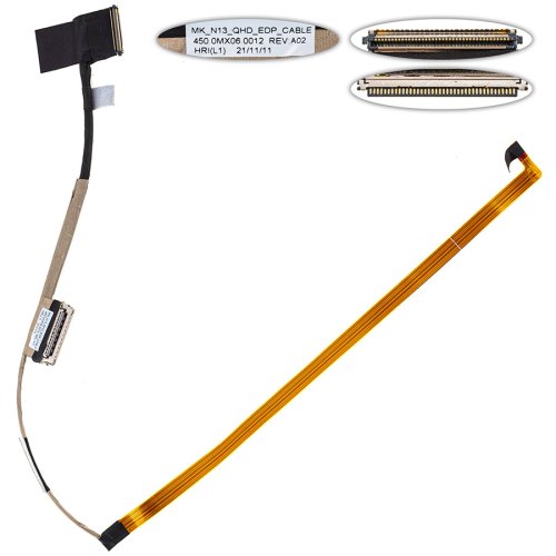 Шлейф матриці для ноутбука Dell 5310, 5315, 5318, 5300 QHD 40pin 0.4 (450.0MX06.0012)
