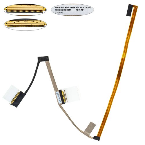 Шлейф матриці для ноутбука DELL 7500, 7501, 30 pin 0.5 HD (450.0KG06.0011)