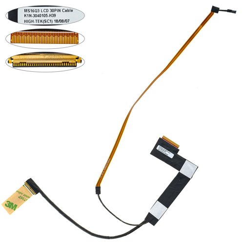 Шлейф матриці для ноутбука MSI GS65 / MS16Q3, 30pin 0.5мм (K1N-3040105-H39)