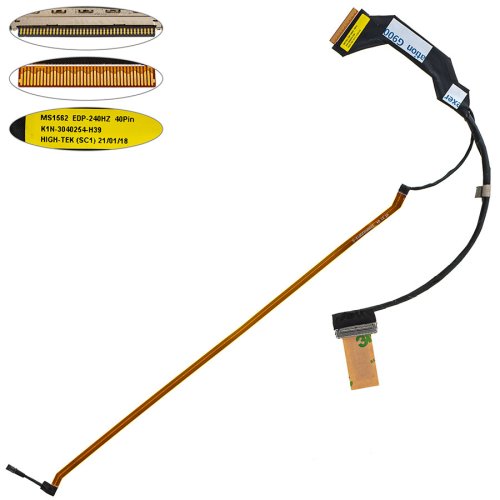 Шлейф матриці для ноутбука MSI Stealth 15M MS1562, 240Hz, 40 pin 0.4 (K1N-3040254-H39)