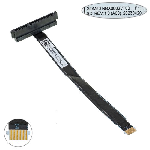 Шлейф HDD для ноутбука Dell Inspiron 3510, 3511, 3515, NBX0002VT00