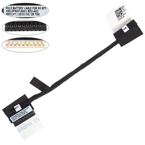 Шлейф підключення акумулятора для DELL 3300/3310/E3300, 14 см, 450.0fn07.0001