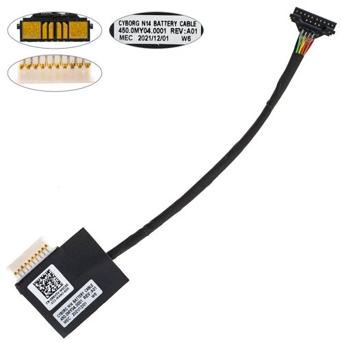 Шлейф підключення акумулятора для DELL 5410, 5415, 5418 450.0MY04.0001