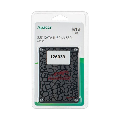 SSD Apacer AS350 Panther 512GB 2.5" SATA III TLC (540/560 МБ/с) AP512GAS350-1