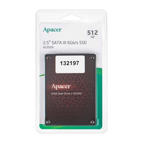SSD Apacer AS350X Panther 2.5" 512GB SATA III TLC 540/560 МБ/с (AP512GAS350XR-1)