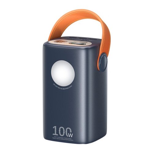 Повербанк Remax RPP-100 60000 мА·год, 100W швидка зарядка, LED ліхтарик, синій