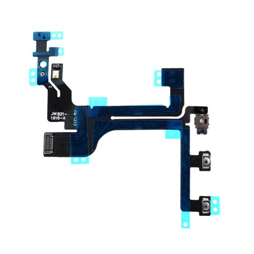 Шлейф кнопки вмикання/вимикання (On/Off) з компонентами для Apple iPhone 5C