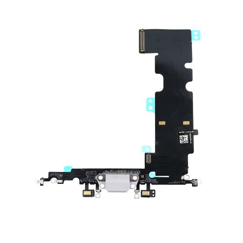 Шлейф с разъемом зарядки и компонентами для Apple iPhone 8+ Plus, gray
