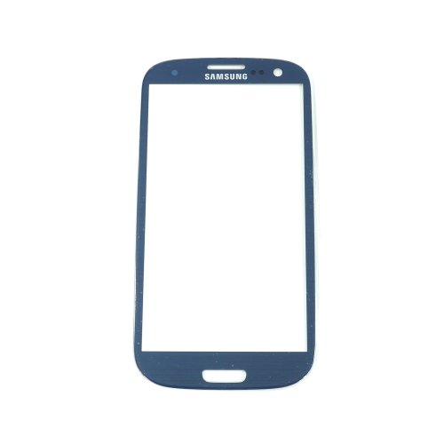 Скло корпусу для Samsung I9300 Galaxy S3, синє (High Copy)