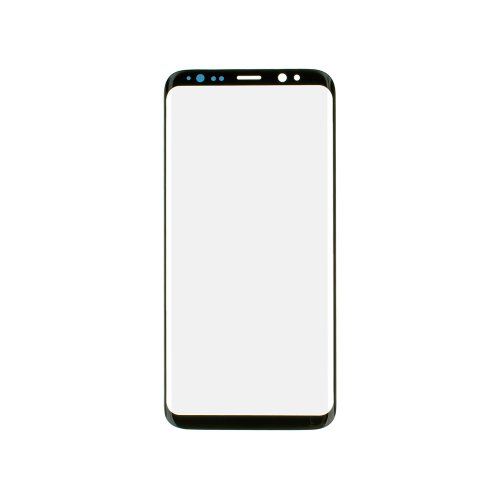 Скло корпусу з рамкою для Samsung Galaxy S8 G950, чорне Original