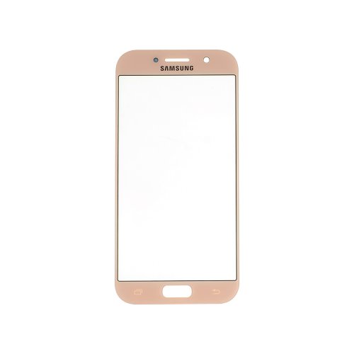 Скло корпусу з рамкою для Samsung A5 A520, рожеве Original