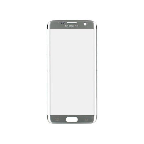 Скло корпусу з рамкою для Samsung Galaxy S7 EDGE G935, сріблясте, Original