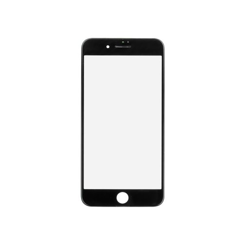 Скло корпусу з рамкою для Apple iPhone 7 Plus, чорне, Original
