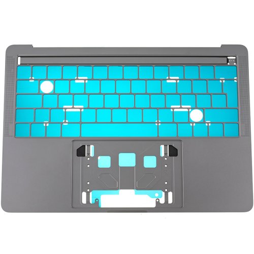 Верхня кришка для ноутбука Apple A1706 (2016), Space Gray, Big Enter