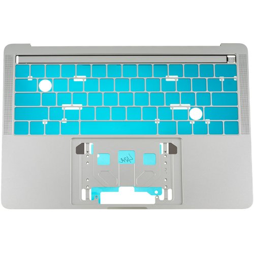 Верхня кришка ноутбука Apple A1989 (2018), срібляста, Small Enter
