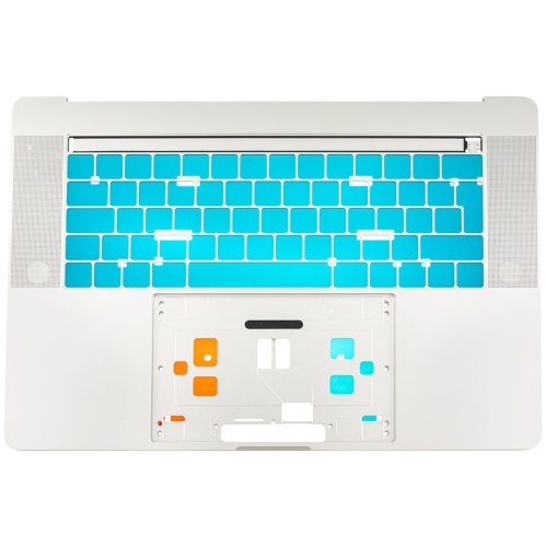 Верхня кришка ноутбука Apple A1990 (2018), срібляста, Big Enter